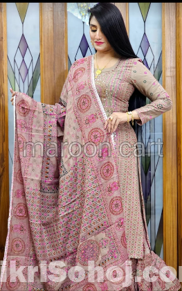 Buticks Gharara Three Piece